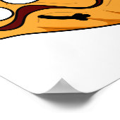 アイターおもしろいオイスターパン ポスター (角)