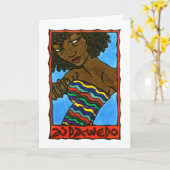 アイダウィドグリーティングカード カード (黄色い花)