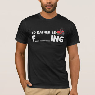アイダットビー農業-おもしろい農家プン Tシャツ