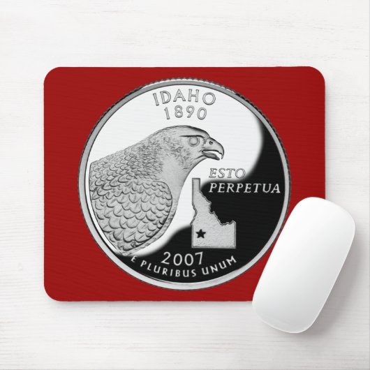 アイダフェイクホ州クォーター マウスパッド (マウス)