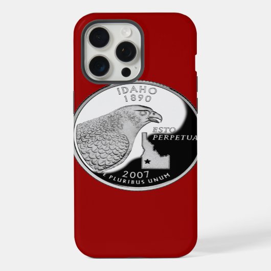 アイダフェイクホ州クォーター iPhoneケース (裏面)