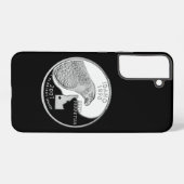 アイダフェイクホ州クォーター SAMSUNG GALAXYケース (裏面横)