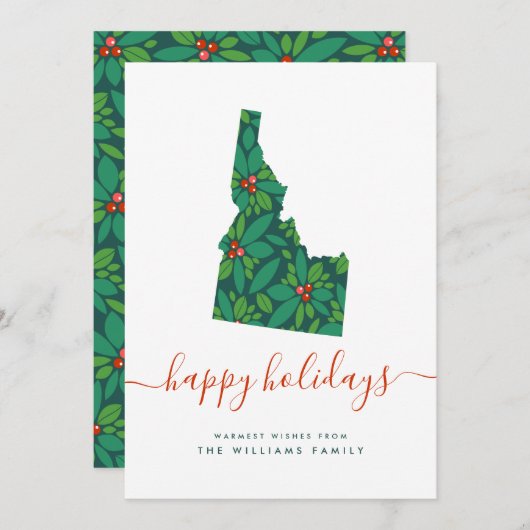 アイダホからのお祝い (正面/裏面)