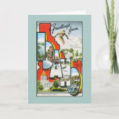 アイダホからのヴィンテージの挨拶 カード (正面)