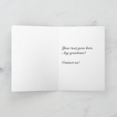 アイダホからのヴィンテージの挨拶 カード (内部)