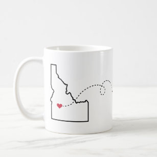 アイダホからネブラスカへ-ハート2ハート コーヒーマグカップ