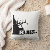 アイダホが建てたエルクハンター クッション (ブランケット)