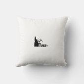 アイダホが建てたエルクハンター クッション (裏面)