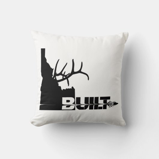 アイダホが建てたエルクハンター クッション (正面)