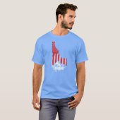 アイダホが私の故郷 アイダホ好きな人へのアイダホ旅行のお土産 Tシャツ (正面フル)
