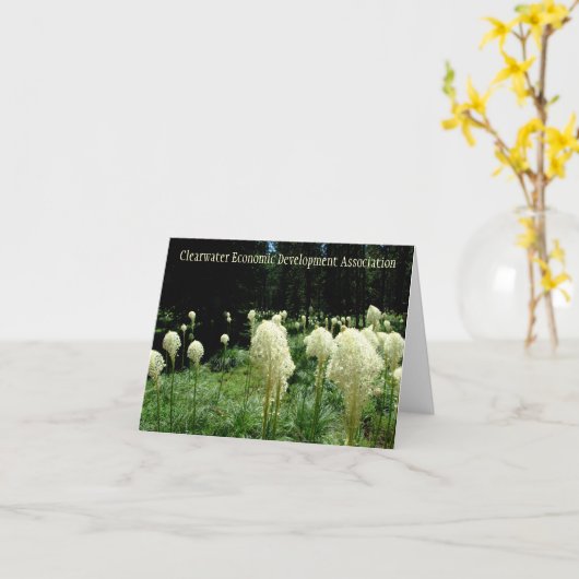 アイダホくま草 カード (黄色い花)