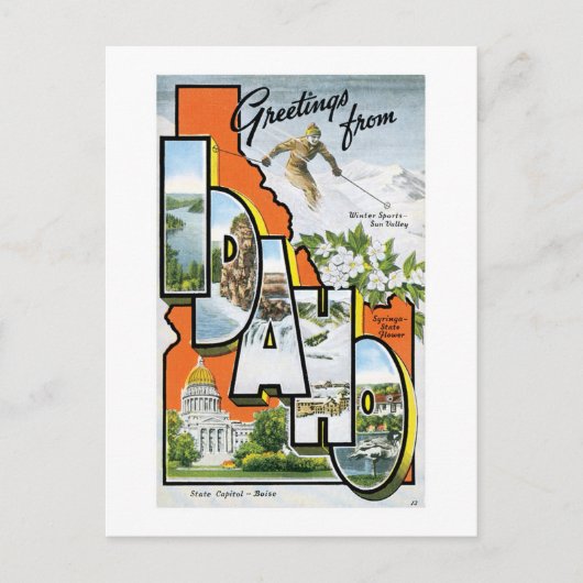 アイダホさんこんにちは! ポストカード (正面)