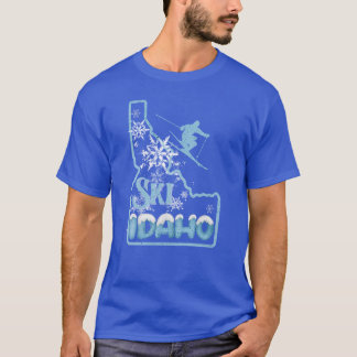 アイダホでスキー Tシャツ