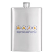 アイダホのこぎり道を歩く フラスク (正面)