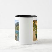 アイダホのの砂浜の漁船 マグカップ (中央)