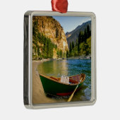 アイダホのの砂浜の漁船 メタルオーナメント (右)