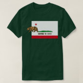 アイダホのカリフォルニア離れデザインに移おもしろい動 Tシャツ (デザイン正面)
