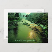 アイダホのサーモン川 ポストカード (正面/裏面)