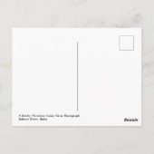 アイダホのサーモン川 ポストカード (裏面)