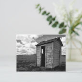 アイダホのトイレ小屋 ポストカード (スタンド正面)