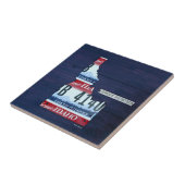 アイダホのナンバープレートの地図のセラミックタイル タイル (側面)