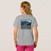 アイダホのポスターアート Tシャツ (裏面フル)