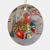 アイダホのヴィンテージの宇宙飛行士のガラスオーナメント セラミックオーナメント (左)