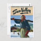 アイダホのヴィンテージ旅行ポスター米国 ポストカード (正面/裏面)