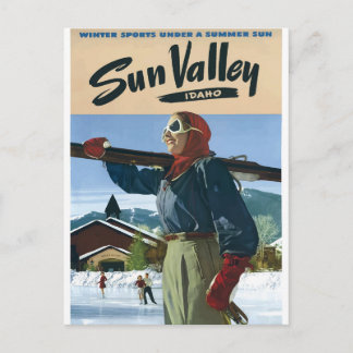 アイダホのヴィンテージ旅行ポスター米国 ポストカード