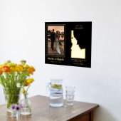 アイダホの写真を始結婚めた場所 箔ポスター (レイダウン (キッチン))