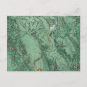 アイダホの土地分類図 ポストカード (正面)