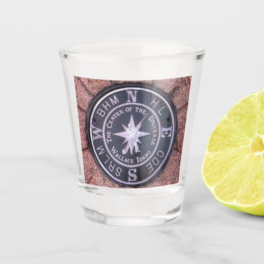 アイダホの宇宙の中心 ショットグラス (正面)