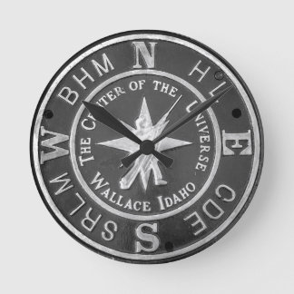アイダホの宇宙の中心 ラウンド壁時計