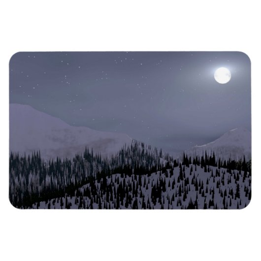 アイダホの寒い夜 マグネット (横)