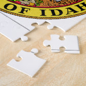 アイダホの州のシール ジグソーパズル (側面)