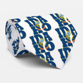 アイダホの州の旗の文字 ネクタイ (ロール)