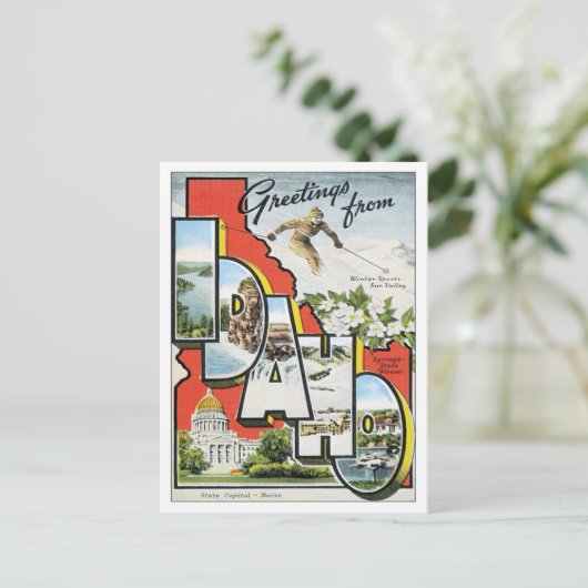 アイダホの挨拶 ポストカード (スタンド正面)