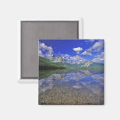 アイダホの沢東山脈にあるスタンリー湖 マグネット (正面/裏面)