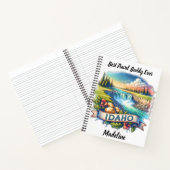 アイダホの滝を探索す素晴らしる ノートブック (内部)