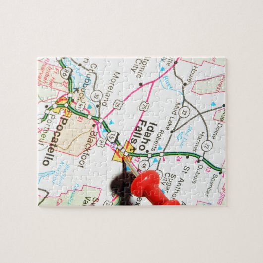 アイダホの滝 ジグソーパズル (横)