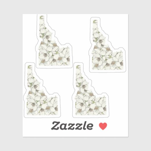 アイダホの花 シール (シート)