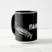 アイダホの鉄頭 – ここ釣り好き – 打つ マグカップ (正面左)