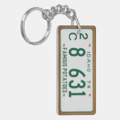 アイダホの1974年のヴィンテージのナンバープレートKeychain キーホルダー (正面左)
