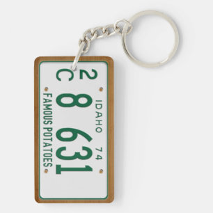 アイダホの1974年のヴィンテージのナンバープレートKeychain キーホルダー