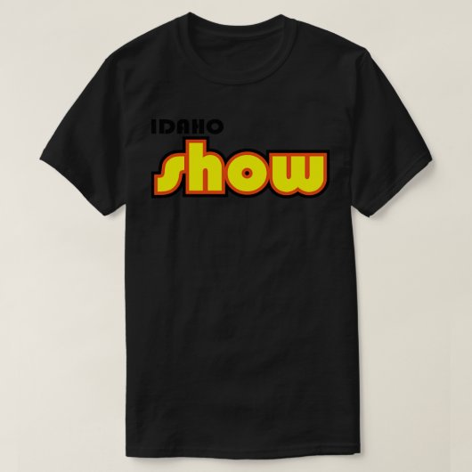 アイダホのTシャツ Tシャツ (デザイン正面)
