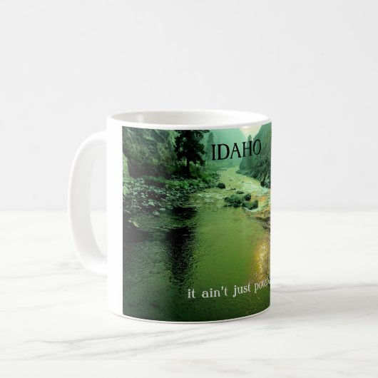 アイダホはジャガイモだけじゃない コーヒーマグカップ (正面左)