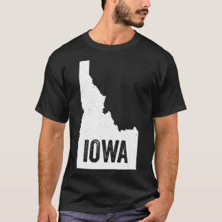 アイダホアイオワイダワWHERE YOU おもしろい FROM GEOGRAPH Tシャツ