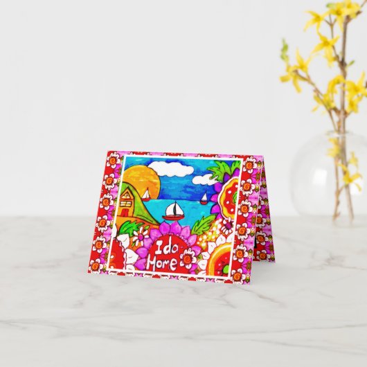 アイダホウェルカムアイダホーム引っ越し祝いパーティーアイダホームカード カード (黄色い花)