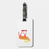 アイダホエルク ラゲッジタグ (裏面縦)