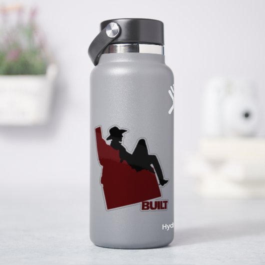 アイダホカウボーイビニルデカール シール (HydroFlask)